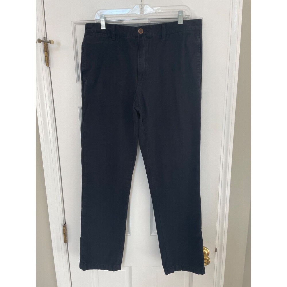 Life After Denim Mens 36x30 Pants Straight Fit Cotton Navy Blue Khaki Chinos